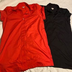 Set of two J. Crew Factory popover dresses